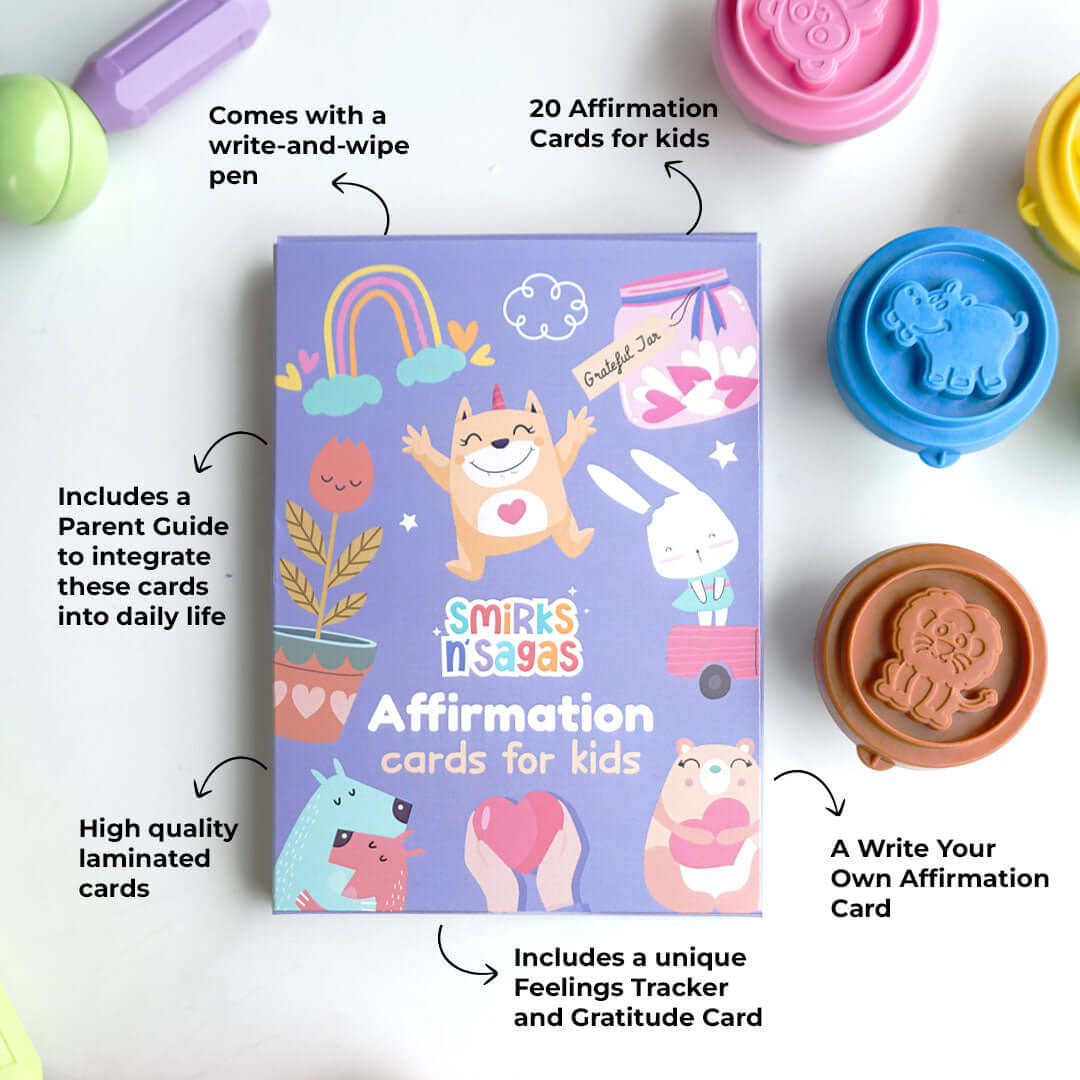My Super Fun Preschool Workbook+ Affirmation Cards Bundle