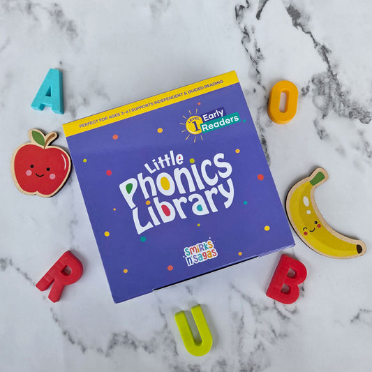 Little Phonics Library - All-in-one Phonics Books Kit for Beginners (25 books + Guide)